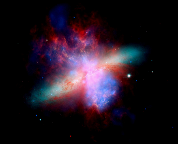 Photo by Hubble - M82